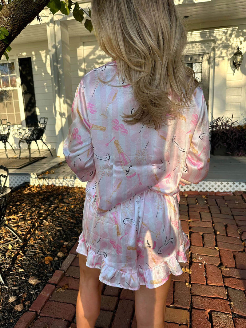 Ev Giyim Pembe Pijama Seti - ÖzgeButik