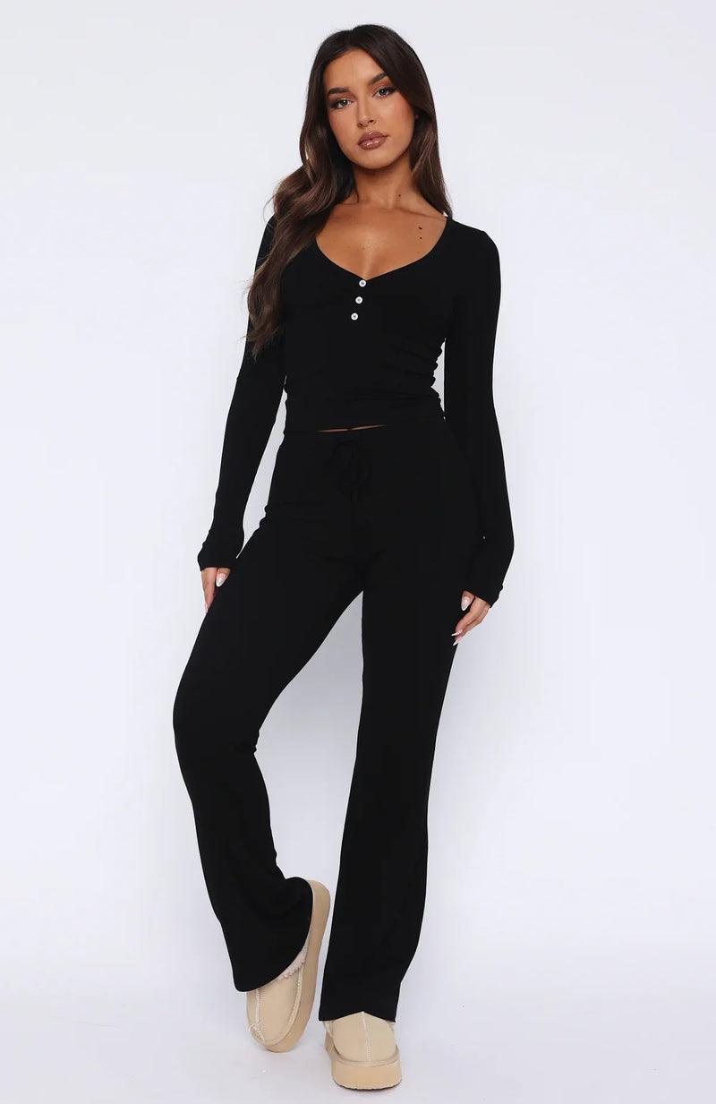 Basic Sportif Pijama Takımı - ÖzgeButik