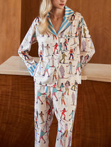 Sportif Desenli Pijama Takımı - ÖzgeButik