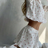 Çiçek Bahçesi Pijama Takımı - ÖzgeButik