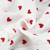 Kalp Baskılı Pamuklu Yazlık Takım - ÖzgeButik